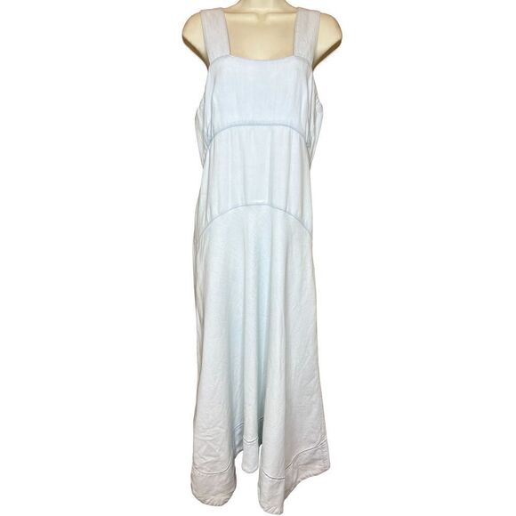 Proenza Schouler White Label Chambray High-Low Midi Dress NWT Size 6 - Picture 5 of 10